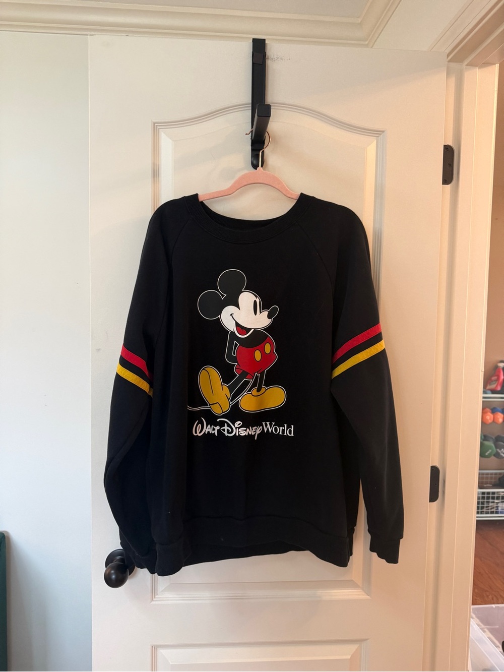 Disney Parks Walt Disney World Mickey Mouse Black Sweatshirt XL